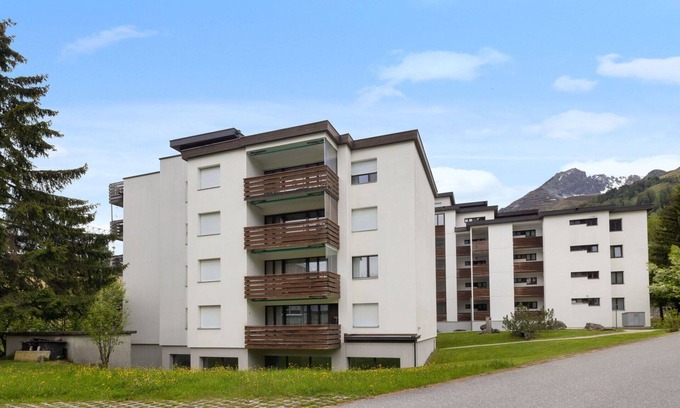 Davos-Dorf Apartamento | Hermoso apartamento para 6 personas con WIFI, piscina, TV y balcón