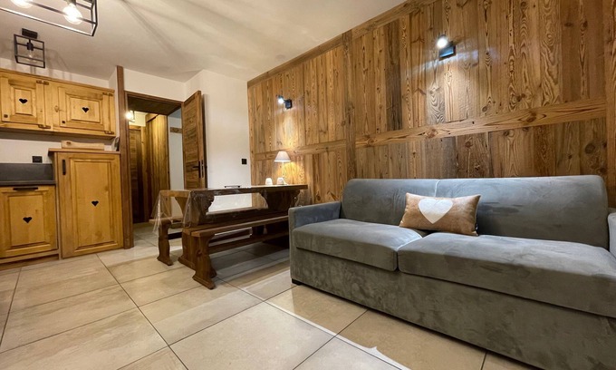 Pralognan-la-Vanoise Apartamento | Apartamento-Romántico-Habitación con desagüe-Vista a la Montana