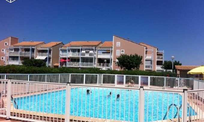 Palavas-les-Flots Apartamento | Apartamento en planta baja, aire acondicionado, piscina, estacionamiento, internet, residencia segura.