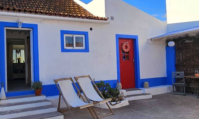 Outeiro da Cabeca Cabaña | Casa rústica en el campo con patio