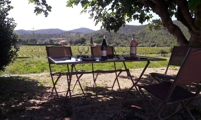 Bormes-Les-Mimosas Casa | Cottage (88m2), rodeada de viñedos. Situado a 6 km del mar