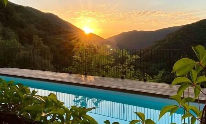 L'Estrechure Cabaña | Cottage Atypique "hirondelle", Dans Hameau Cévenol