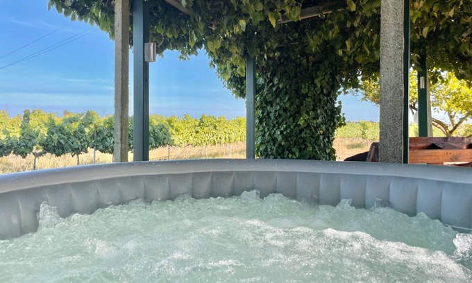 Palmela Cabaña | Casita de campo 'Casa Trincadeira' con vistas a la montaña, terraza privada y aire acondicionado