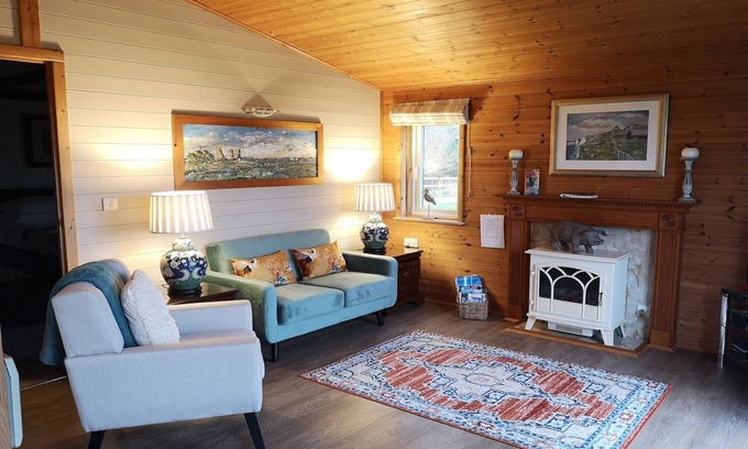 Romney Marsh Cabaña | Casa en Brookland con sauna privada
