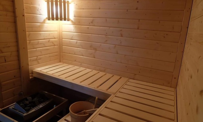 Bad Elster Casa | Cabaña en el bosque con sauna
