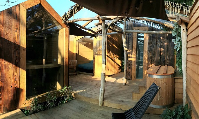 Samois-sur-Seine Cabaña | Rural-Bañera de hidromasaje-Terraza