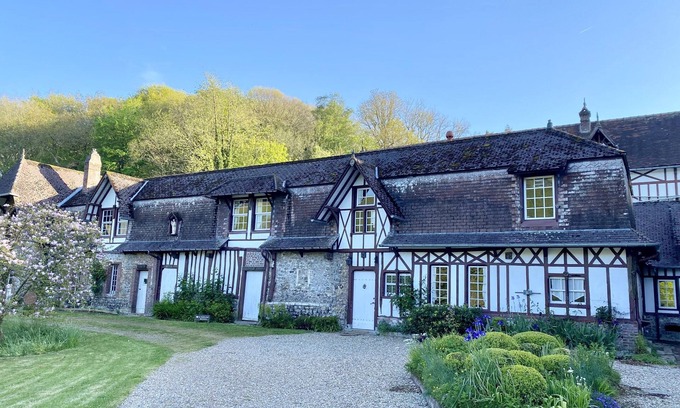 Vattetot-sur-Mer Cabaña | Gîte-Rural-Baño en la habitacion-Vista al Jardín-Le Colonial