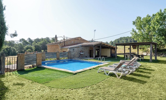 Querol Casa | Casa rural 'Caltiku' con vistas a la montaña, piscina privada y terraza privada