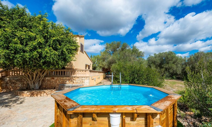 Pina Villa | Casa de campo 'Ses Tanquetes' con vistas a la montaña, piscina privada y Wi-Fi