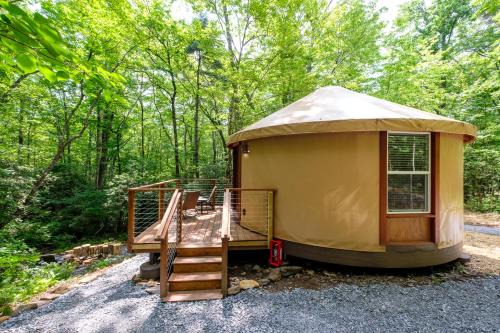 Balsam Grove Otro | Couples Yurt - The Whisperer at Valley Bear Farms Resort