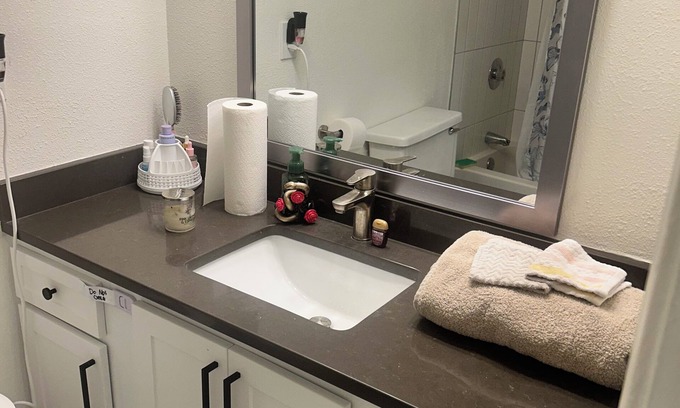 East Forest Apartamento | Cozy 1-bedroom apartment 15mins from uptown. Includes Gym, Lake View, & pool.