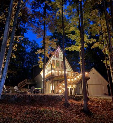 Bellaire Casa | Cozy A-frame Cabin At Schuss Mt Ski, Golf