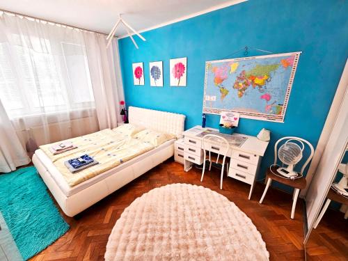 Presov Casa | Cozy Blue Apartment Prešov