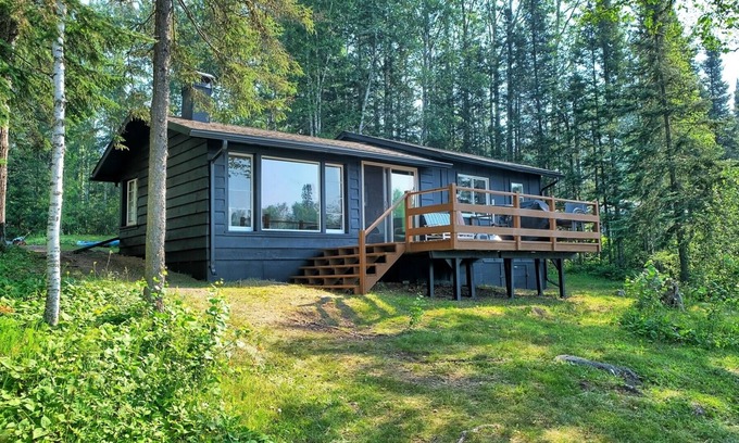 Grand Marais Cabina | Acogedora cabaña en la bahía en Devil Track Lake con casi 100 'de litoral