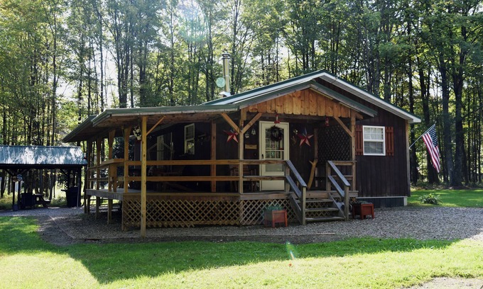 Pleasantville Cabina | Acogedora cabaña en la parte occidental de la Wilds PA y el Bosque del Estado de Allegheny
