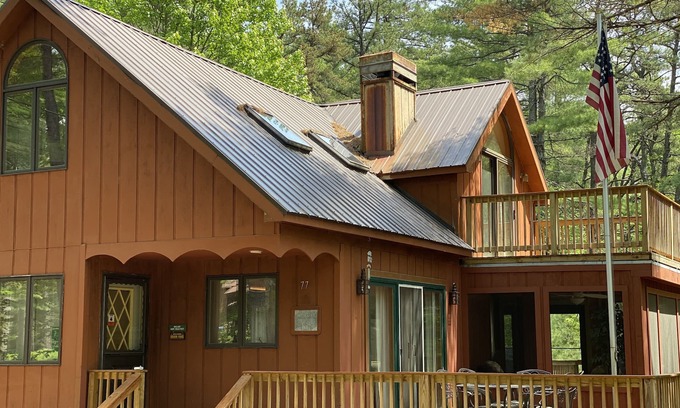 Chocorua Ski and Beach Casa | Cozy cabin with hot tub in a peaceful setting!