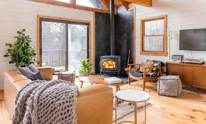 Roscoe Chalet De Esquí | Cozy Catskills Chalet