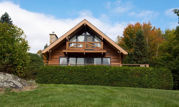 Saint-Alphonse-Rodriguez Cabina | Cozy Chalet-all in Wood-fireplace-ski-tube Sliding-28 Acres