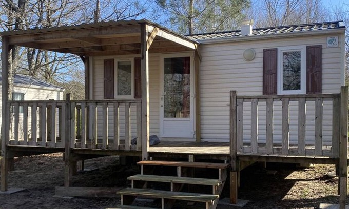 Le Fouilloux Casa | Cozy mobile home with terrace for 2 people