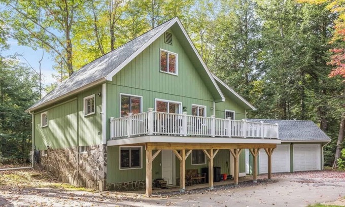 Gilford Casa | Cozy Mountain Retreat Fireplace, Deck, Near Lakes