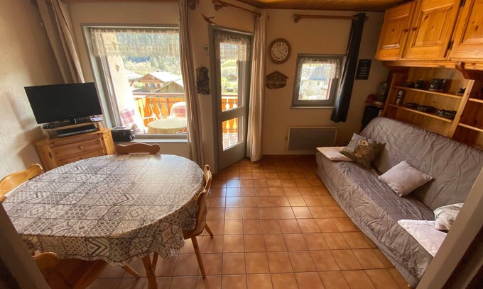 La Chapelle-d'Abondance Apartamento | Apartamento cerca del centro y pistas de Crêt Béni con acceso Multi Pass a 3€/día/persona