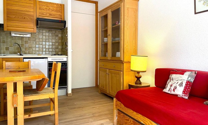 Val-d'Isere Apartamento | Estudio acogedor para 2 en Val d'Isère, cerca de pistas y mascotas permitidas