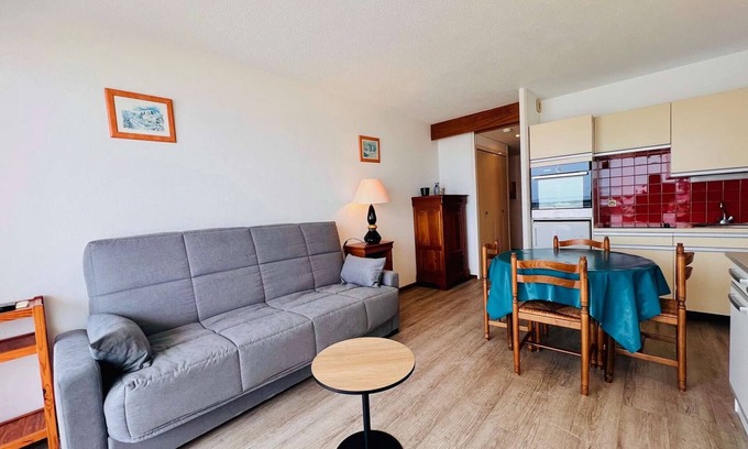 Quiberon Apartamento | Estudio acogedor en Quiberon, 27m², cerca del mar, con aparcamiento, se aceptan mascotas