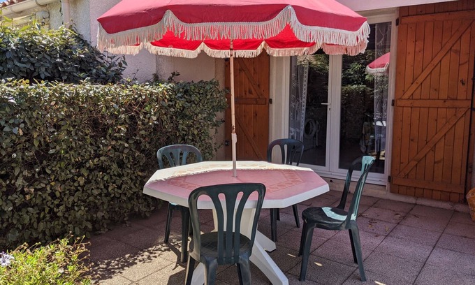 Port-la-Nouvelle Villa | Villa T3 con mezzanine para 5, 40m2, terraza, garaje, cerca de la playa y comercios