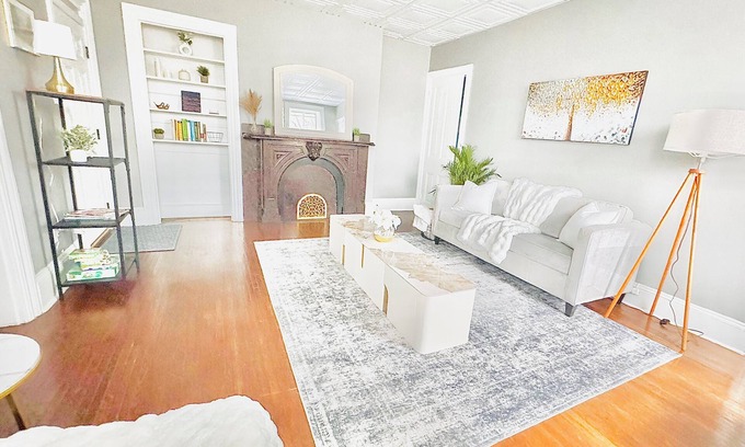 Downtown Harrisburg Apartamento | Cozy waterfront 2BR/3 Beds w./ Modern meets Historical Charm/Chic