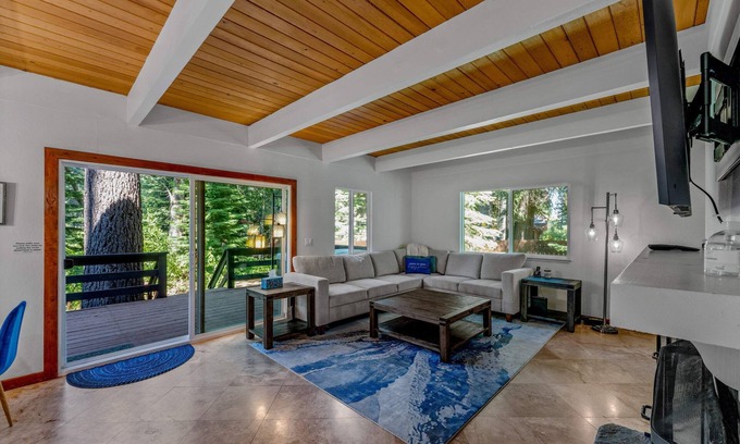Tahoe Pines Casa | Creekside Retreat w/Hot Tub, Near Homewood Resort
