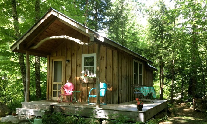 Williamsville Casa | Custom Cabin Surrounded by River in Newfane, Vermont