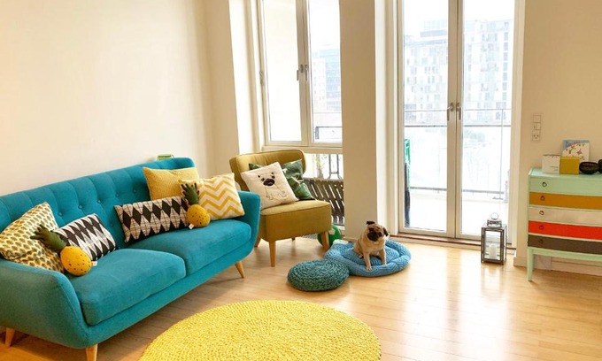 Amager Casa | Cute Pug Guest Room