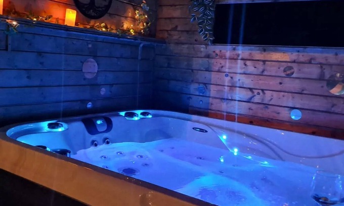 Le Garric Cabaña | Dôme L'ephémère vu Ciel et Piscine/jacuzzi Privatif