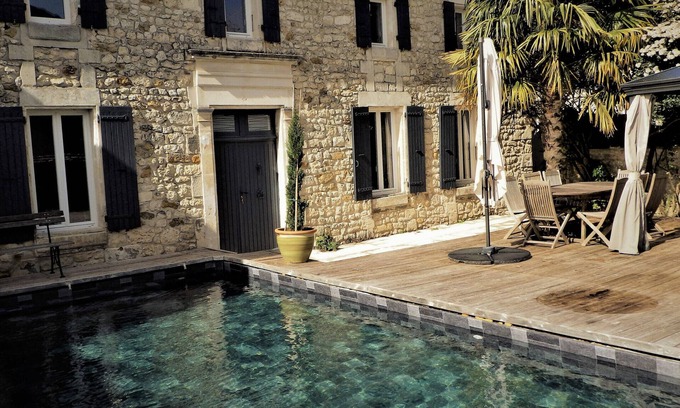 Saujon Cabaña | D Le Logis du Breuil - Piscine privée
