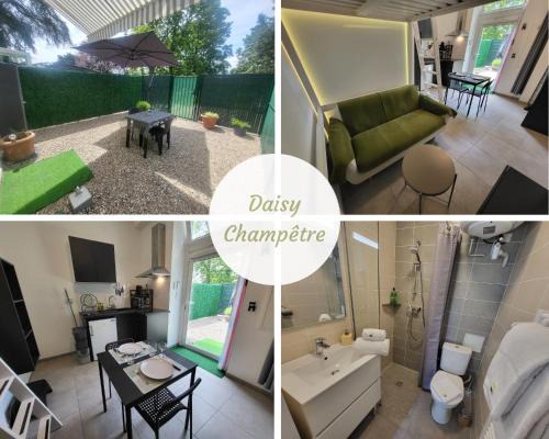 Irigny Apartamento | Daisy Champêtre #Terrasse #Clim #Parking