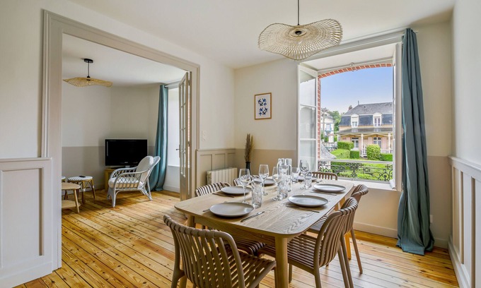 Houlgate Apartamento | Dans l’ancien Grand Hôtel, T3 lumineux