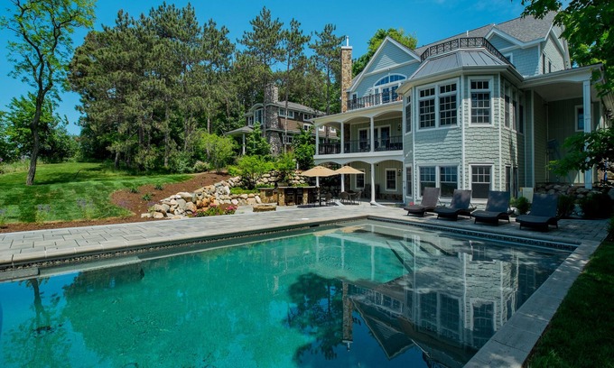 Fennville Casa | A 7000 pies cuadrados de lujo Lake Michigan Beach House Fall Special / Booking 2019