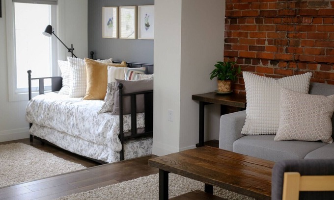 Stratford Apartamento | Debonaire Suites - 202 Alcove, City Centre Stratford. Suite moderna del centro.