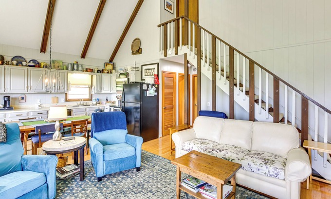 Zionville Cabaña | Deck, Fire Pit, Games: Family Escape Near Boone