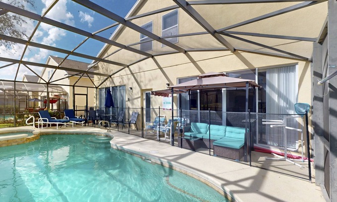 Marbella Casa | Casa familiar con spa de piscina privada, cerca de Disney World