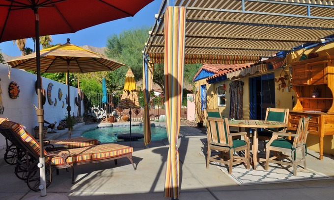 La Quinta Cove Casa | Colorful, happy place! Pet friendly!