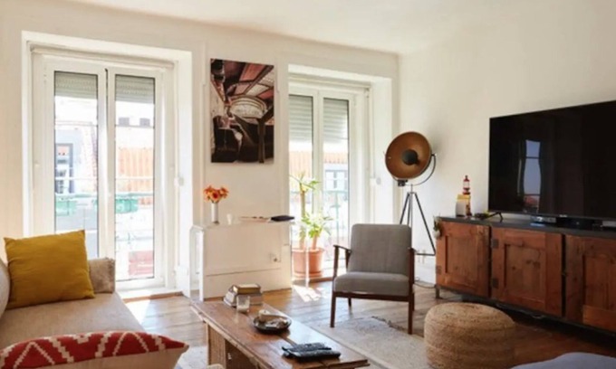 Santos Apartamento | Apartamento de diseño con vista al río en Lapa