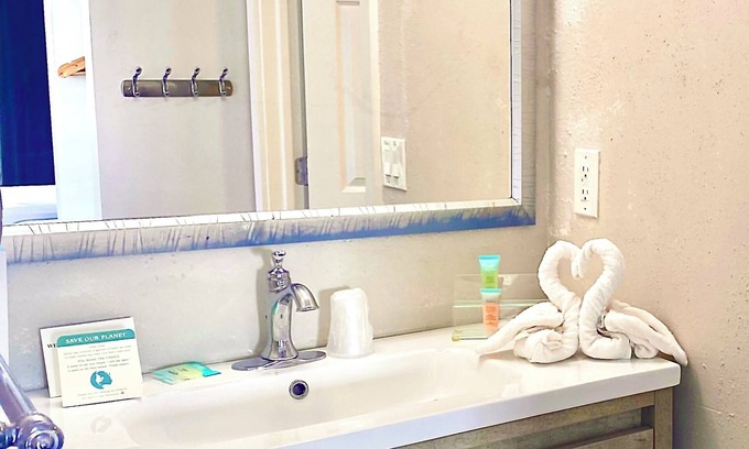 Cape May Hotel | Direct Beach access! 2 queen beds private balcony, plus an ocean to the left.