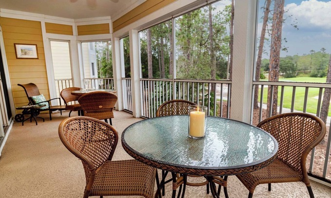 St. Augustine Condominio | Direct Golf course View - screened lanai-sleeps 8 - pool-hot tub-near beaches