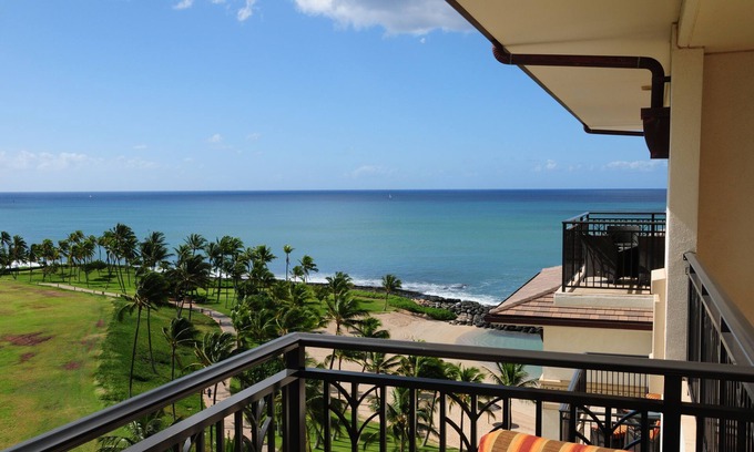 Ko Olina Condominio | FANTÁSTICO ATICO PREMIUM con vista a la playa y la piscina. ¡DESCUENTOS de otoño!