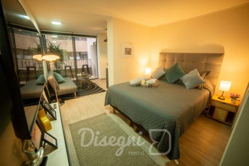 Downtown Santiago Apartamento | Disegni 14 - Departamento Santiago, Cercano a Movistar Arena y Metro