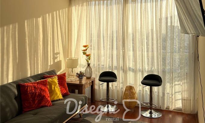 Downtown Santiago Apartamento | Disegni 17 - Santiago Apartment, Close to Metro and Culture