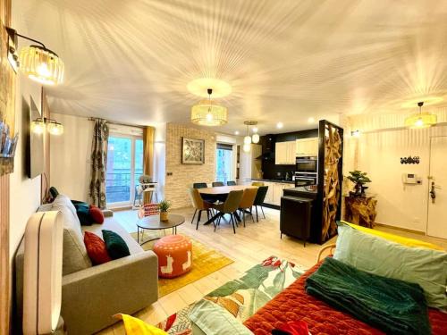 Montevrain Apartamento | Disneyland 5 min/9 pers/Gare