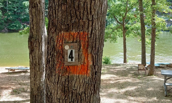 Sunrise Beach Alquiler De RV | DnD Campground Site #4 Primitive Lake Front Camping
