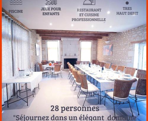 Lemere Casa | Domaine à proximité de Chinon avec piscine, billard, pétanque, jeux pour enfants